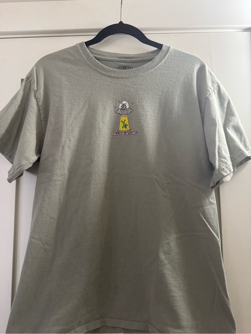 Mudd Sage Green Short-Sleeve Graphic Tee